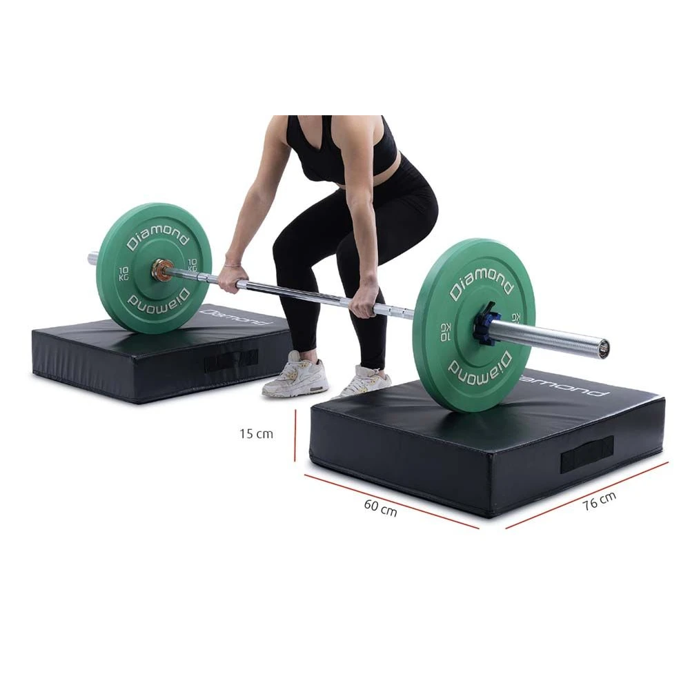 Coppia cuscini ammortizzanti per deadlift - Diamond