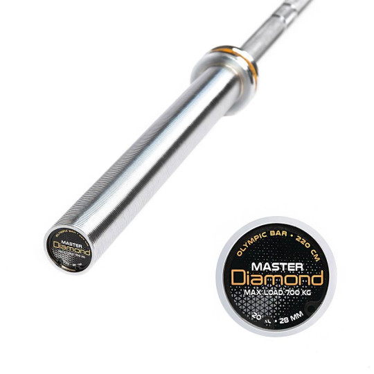 Bilanciere Olimpico Master 220 cm - carico max 700 Kg