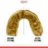 Protezione Paradenti Opro Gold Nero