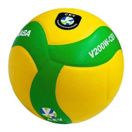 Pallone volley GARA 18 pannelli cuoio sintetico CEV CHAMPIONS LEAGUE