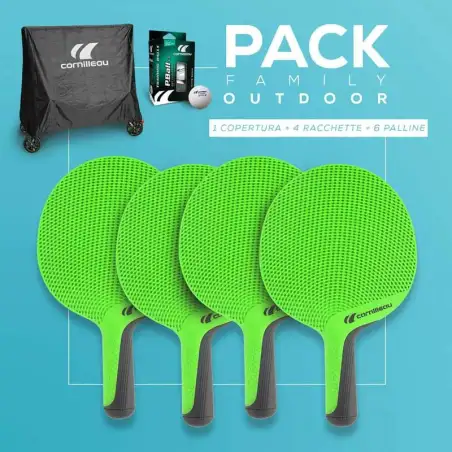 Set Racchette Ping Pong Esterno Softbat Family pack - Cornilleau