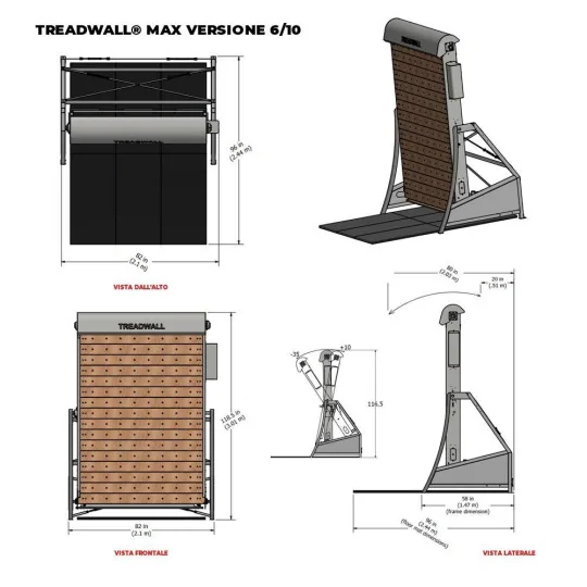 Parete d'arrampicata Treadwall® Max 6