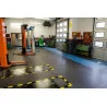 Pavimento Industriale Autoposante Ecologico in PVC - Grigio
