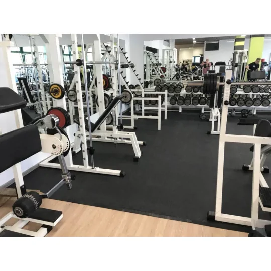 Piastrella in PVC per fitness e palestre