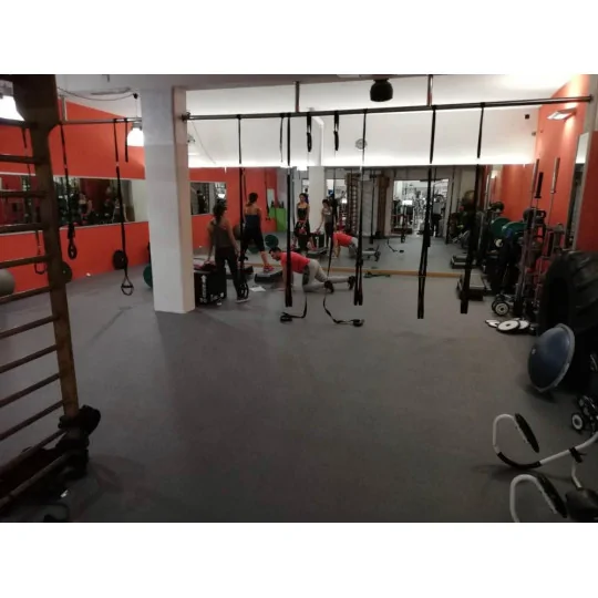Piastrella in PVC per fitness e palestre