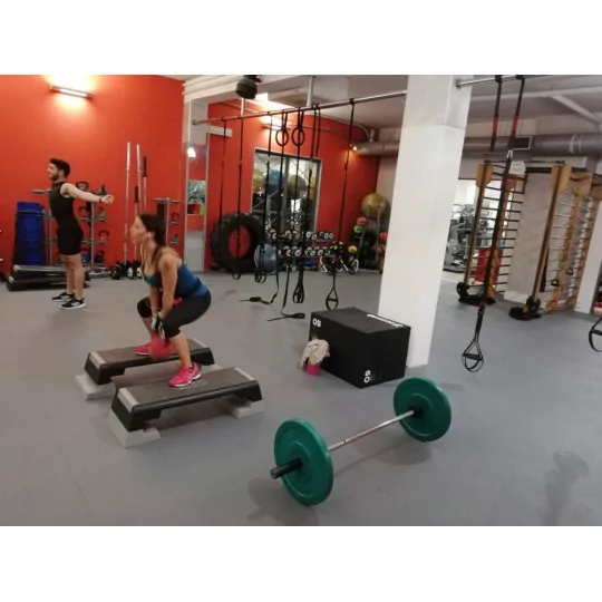 Piastrella in PVC per fitness e palestre
