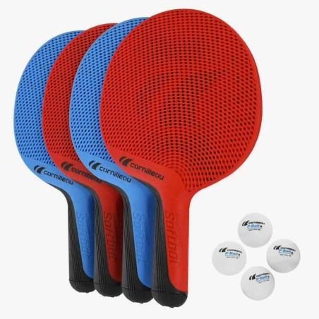 Softbat duo pack 4 racchette Ping Pong Esterno - Cornilleau