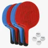 Softbat duo pack 4 racchette Ping Pong Esterno - Cornilleau