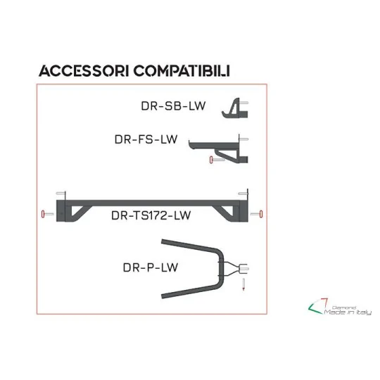 Montante 220 Rack Palestra - Diamond