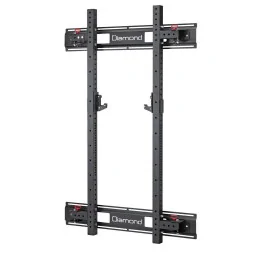 Foldable Power Rack Wall Mounted Diamond