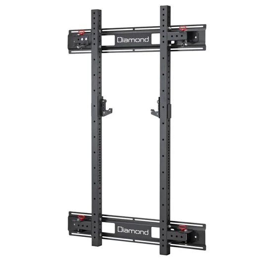 Foldable Power Rack Wall Mounted Diamond