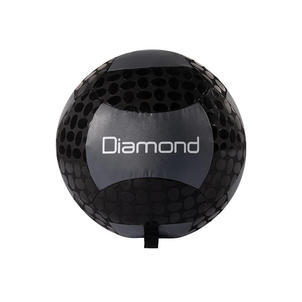 Palla Medica Capital Sports Wallba - 10 Kg, Similpelle, Per Allenamento Funzionale, Blu Scuro - Foto 8