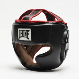 Casco da allenamento in pelle con parazigomi