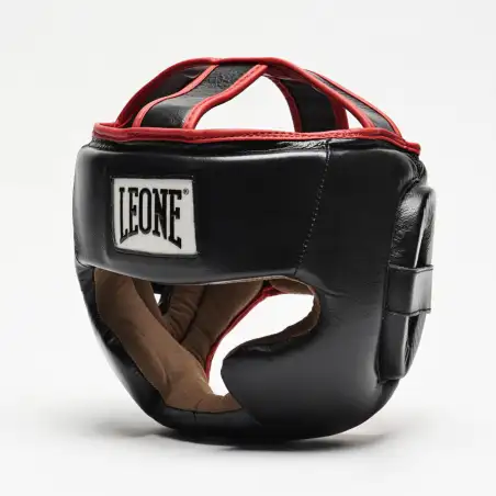 Casco da allenamento in pelle con parazigomi