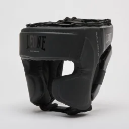 Caschetto con parazigomi per sparring BLACK EDITION