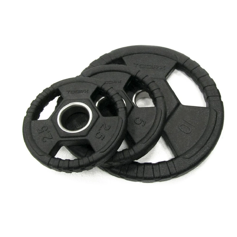 Disco ghisa gommato Tri Grip con foro diam. mm. 50 boccola