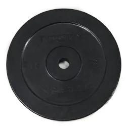Disco ghisa gommato - 0,5 kg. con foro diam. mm 25