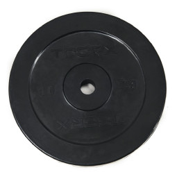 Disco ghisa gommato - 0,5 kg. con foro diam. mm 25
