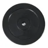 Disco ghisa gommato - 0,5 kg. con foro diam. mm 25