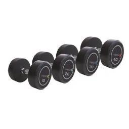 Set coppie manubri Professional in uretano da 4 a 24 kg (salto da 2 kg)