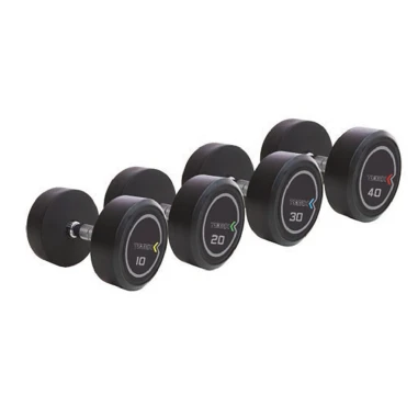 Set coppie manubri Professional in uretano da 4 a 24 kg (salto da 2 kg)