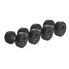 Set coppie manubri Professional in uretano da 4 a 24 kg (salto da 2 kg)