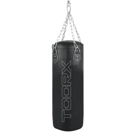 Sacco boxe EVO in ecopelle nero peso 30Kg absolute line con 4 catene e gancio