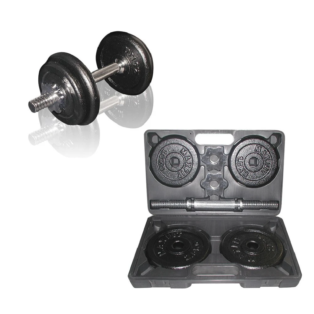 Valigetta pesi ghisa 10 KG. (1 manubrio + dischi 2x2,5 kg + 2x1,5 kg) Valigetta pesi ghisa 10 KG. (1 manubrio + dischi 2x2,5 kg + 2x1,5 kg)