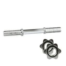 Manubrio cromato 35 cm. chiusura a vite