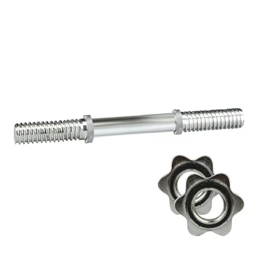 Manubrio cromato 35 cm. chiusura a vite