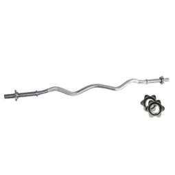 Bilanciere CURL cromato 120 cm. chiusura a vite