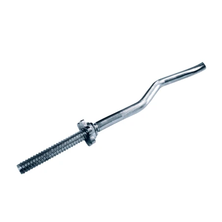 Bilanciere filettato curvo Ø 25 mm 1.20 m Curl Bar - chiusura a vite