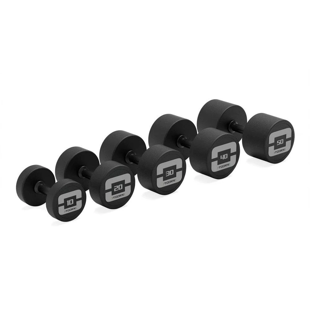 Manubri Gommati In Acciaio Per Palestra - Da 3 A 24kg, Anti-Collisione, Per Fitness E Bodybuilding - Foto 8