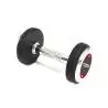 Set coppie manubri gommati da 4 a 24 kg (salto da 2 kg)