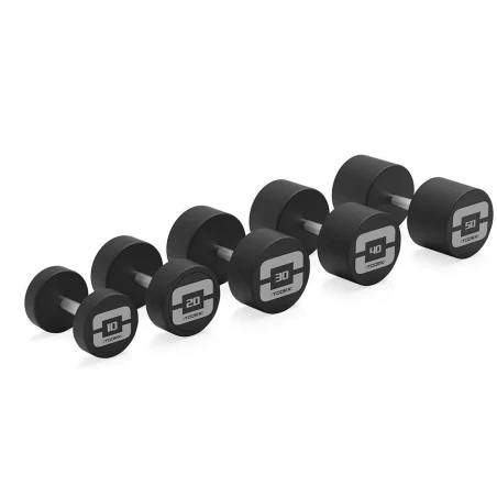 Set manubri gommati PRO da 4 a 24 kg
