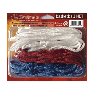 Rete basket bianca per esterno in blister