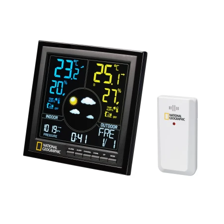 Stazione meteo wireless con display a colori - National Geographic