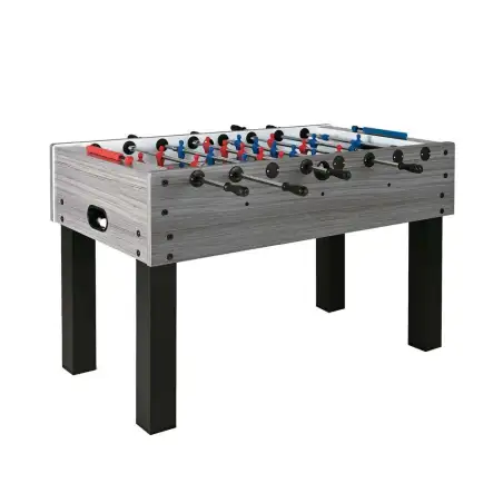Calciobalilla F-100 rovere grigio con aste uscenti