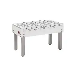 Calciobalilla G-500 PURE WHITE con aste uscenti