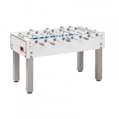 Calciobalilla G-500 PURE WHITE H2O con aste uscenti