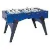 Calciobalilla Foldy blu con aste uscenti, gambe pieghevoli