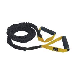 Tubo elastico con guaina, maniglie in gomma 5x8x1200 mm light giallo