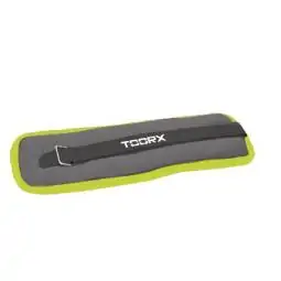 Coppia polsiere/cavigliere appesantite 2x0,5 kg - verde lime/grigie