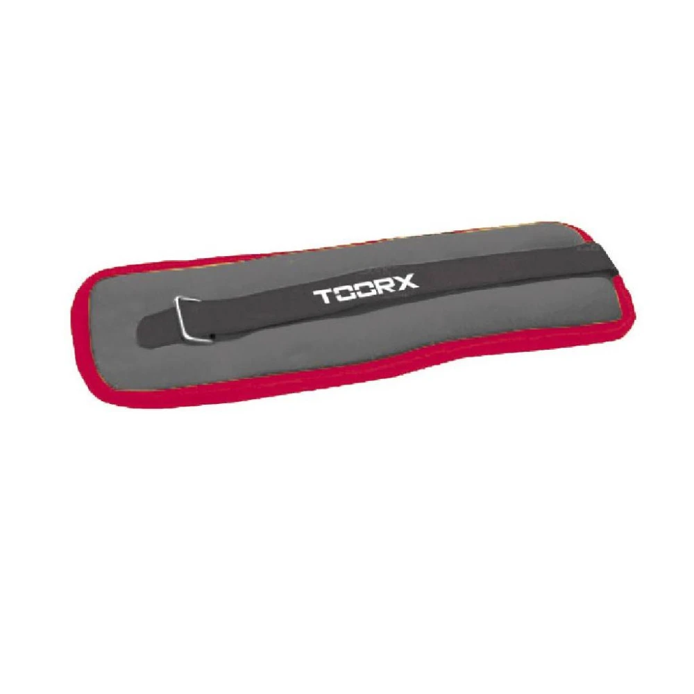 Coppia polsiere/cavigliere appesantite 2x2 kg - nere/rosse Coppia polsiere/cavigliere appesantite 2x2 kg - nere/rosse