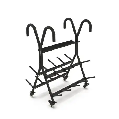 Rastrelliera nera porta Body Pump (20 set) - Duraturo
