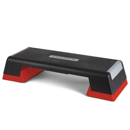 Step PRO 99x38 H15/20/25 cm, nero/rosso