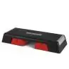 Step PRO 99x38 H15/20/25 cm, nero/rosso