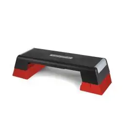 Step PRO 99x38 H15/20/25 cm, nero/rosso