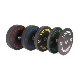 Dischi BUMPER training nero con boccola inox svasata, Absolute line