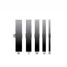Dischi BUMPER training nero con boccola inox svasata, Absolute line